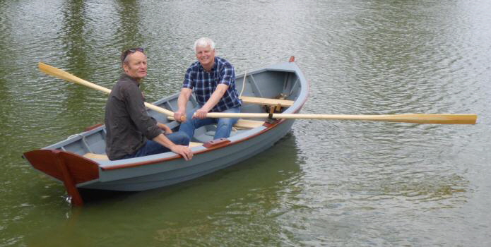 Gandelow_15-foot_Launched_AB-PB-rowing