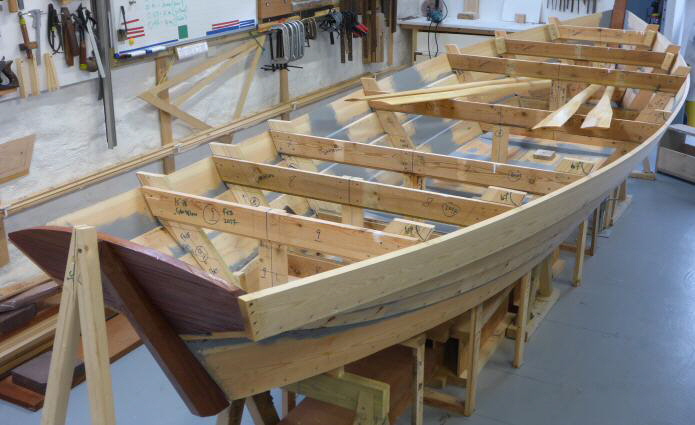 Gandelow_15-foot_Planking-finished-from-stern